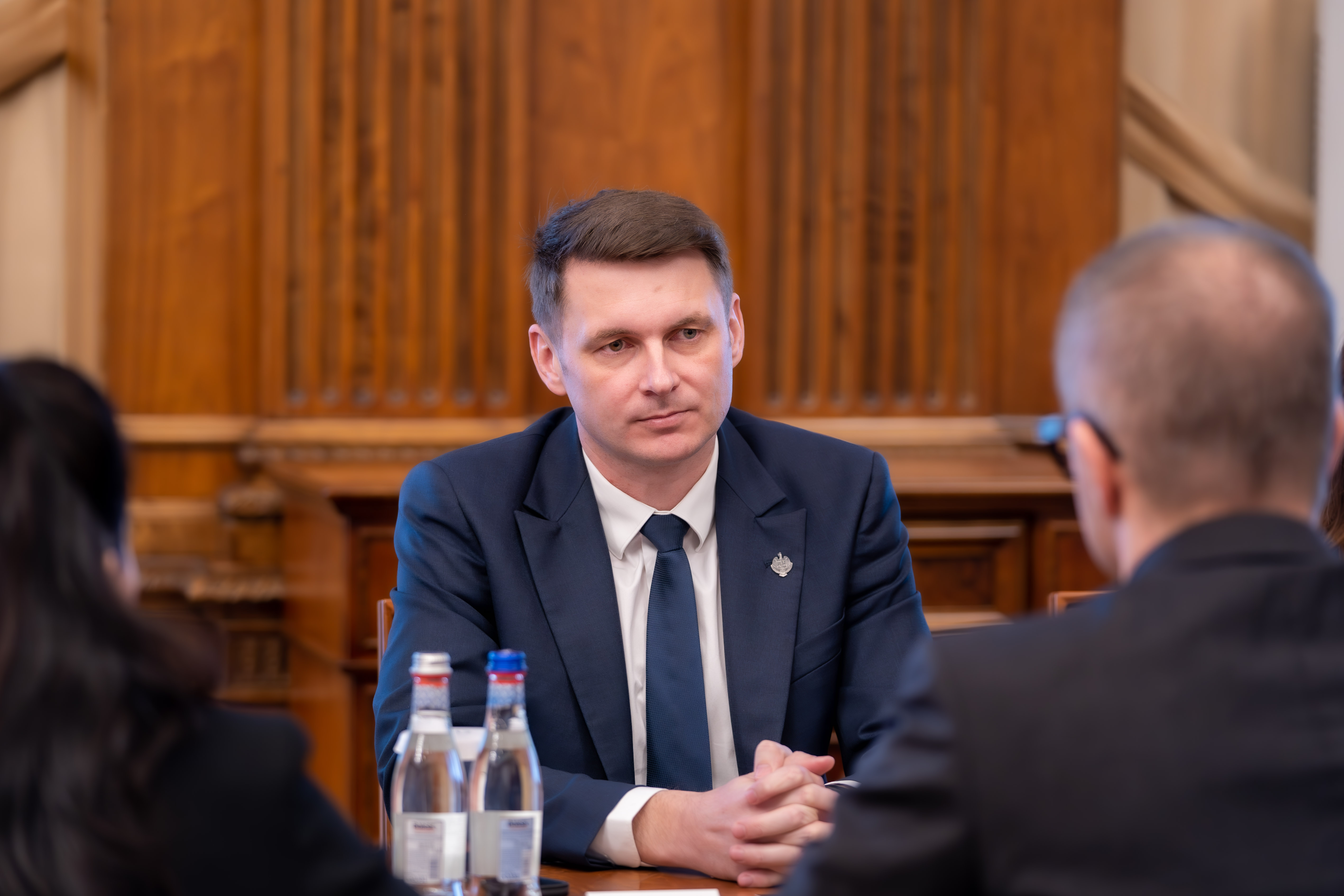 Președintele interimar al Senatului a discutat despre dezvoltarea sectorului audiovizual românesc cu reprezentanții Netflix